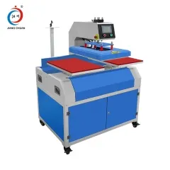 Machine de transfert de chaleur hydraulique à double station automatique JC-7C (luxe à écran tactile)