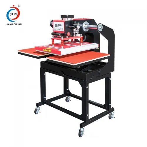 半自(zì)動氣動雙工(gōng)位燙畫(huà)機(jī)ZD-7B-1