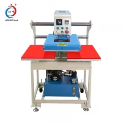 全自(zì)動液壓雙工(gōng)位燙畫(huà)機(jī)（可(kě)套成衣）