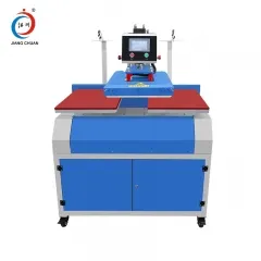 Machine de transfert de chaleur hydraulique à double station automatique JC-7C (luxe à écran tactile)